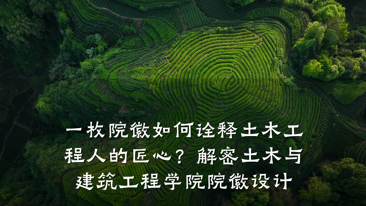 一枚院徽如何诠释土木工程人的匠心?解密土木与建筑工程学院院徽设计