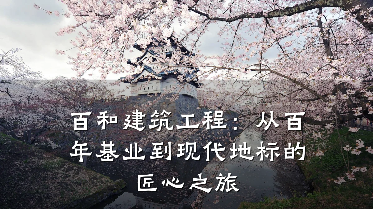 百和建筑工程：从百年基业到现代地标的匠心之旅