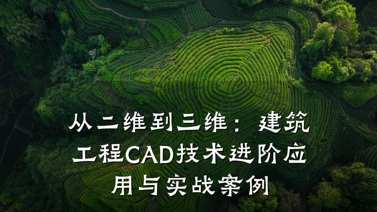 从二维到三维：建筑工程CAD技术进阶应用与实战案例