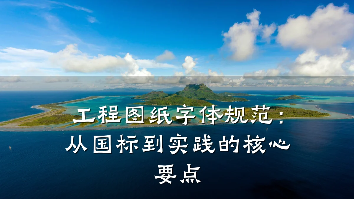 工程图纸字体规范：从国标到实践的核心要点