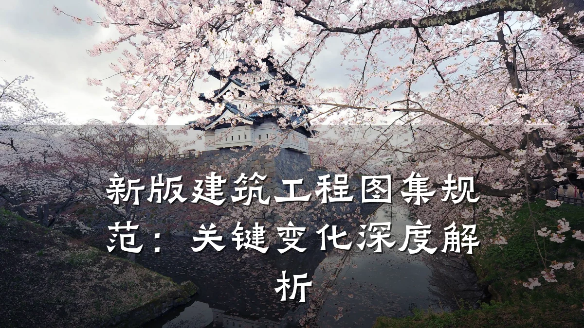 新版建筑工程图集规范：关键变化深度解析