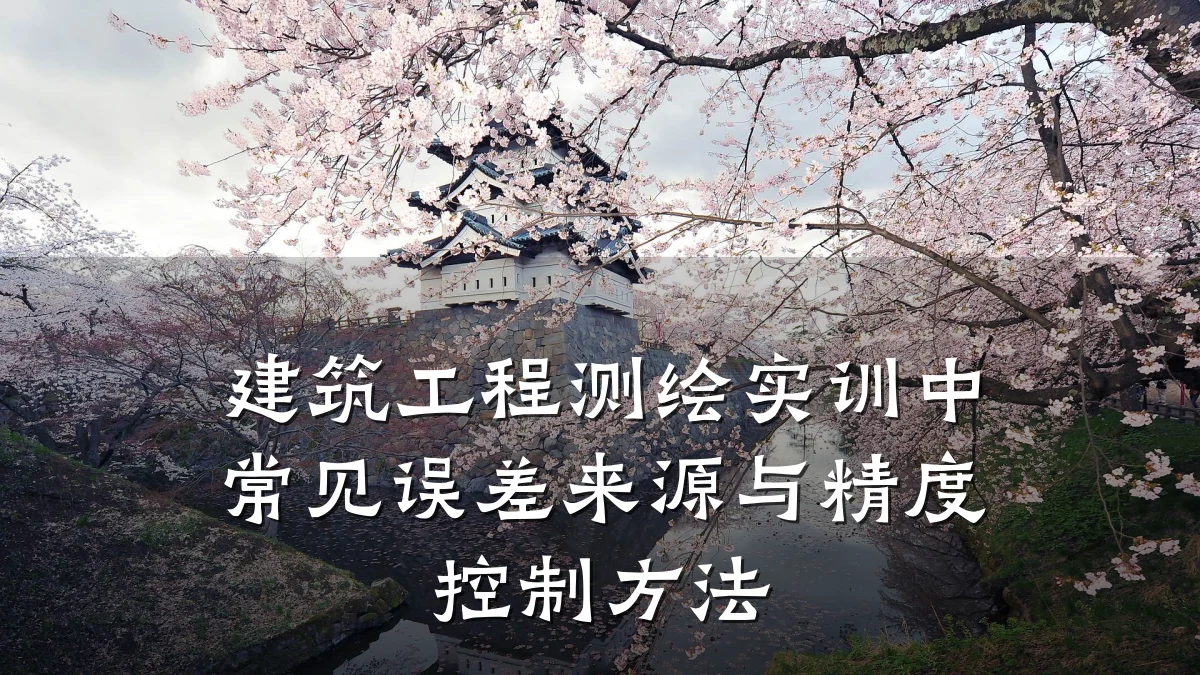 建筑工程测绘实训中常见误差来源与精度控制方法