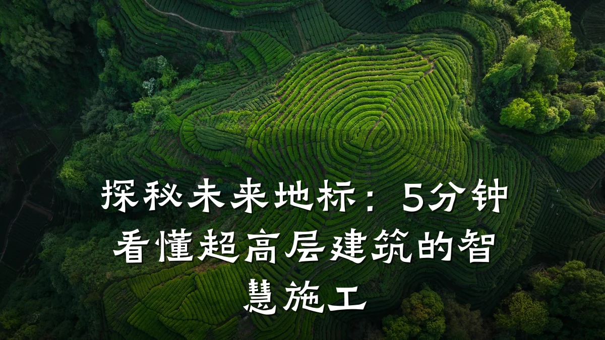探秘未来地标:5分钟看懂超高层建筑的智慧施工