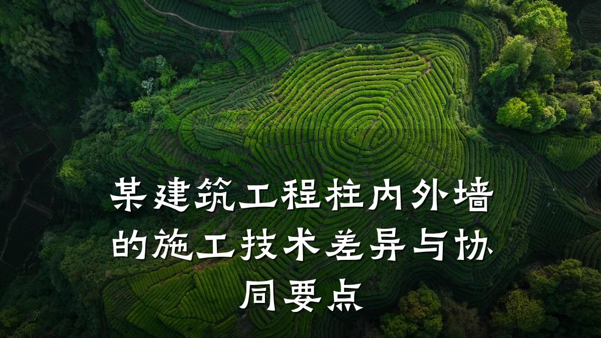 某建筑工程柱内外墙的施工技术差异与协同要点