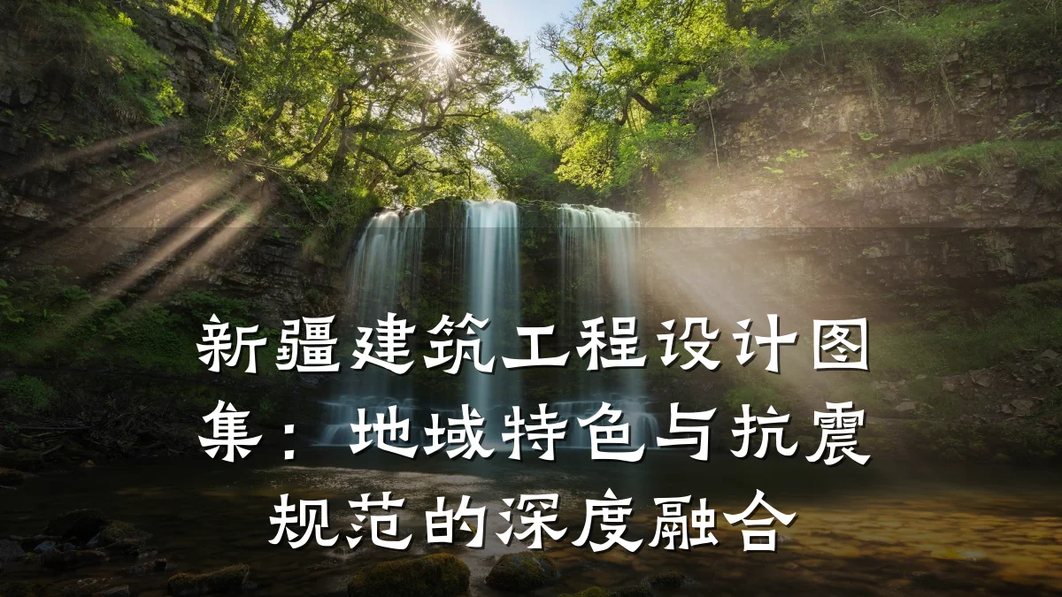 新疆建筑工程设计图集:地域特色与抗震规范的深度融合