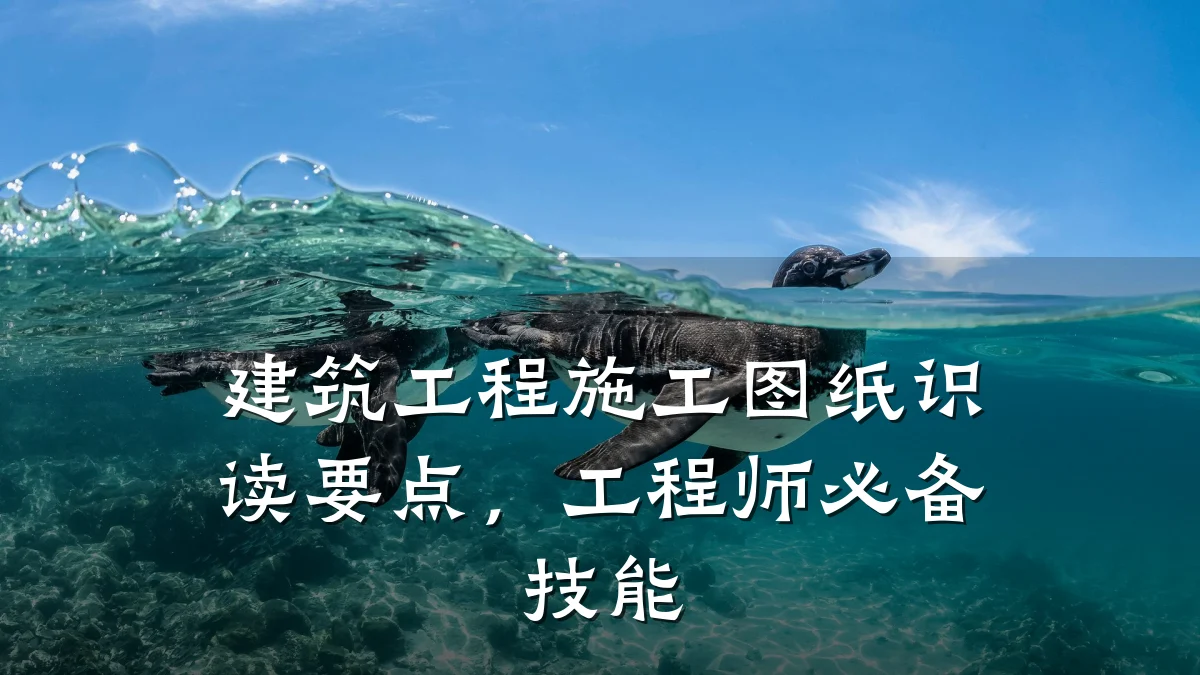 建筑工程施工图纸识读要点,工程师必备技能