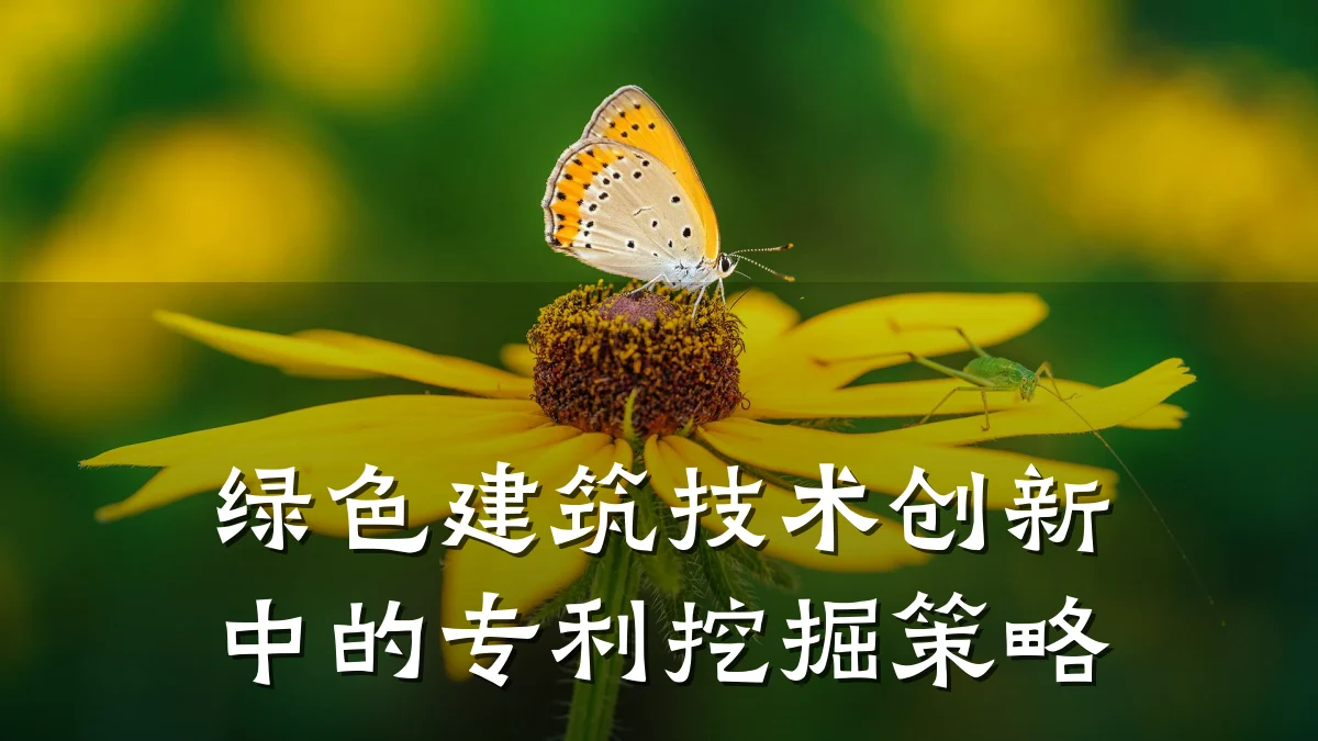 绿色建筑技术创新中的专利挖掘策略