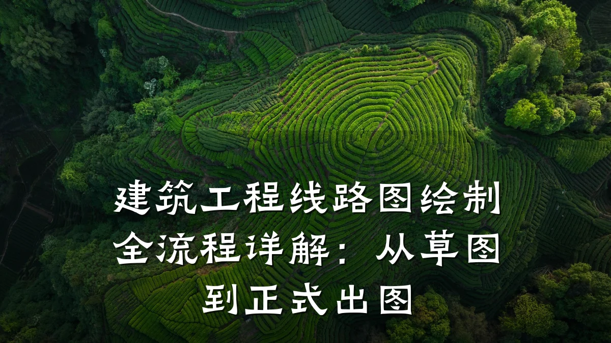 建筑工程线路图绘制全流程详解:从草图到正式出图