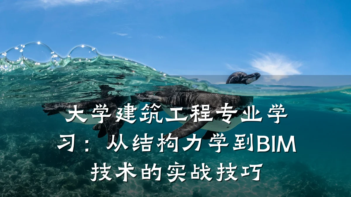大学建筑工程专业学习:从结构力学到BIM技术的实战技巧