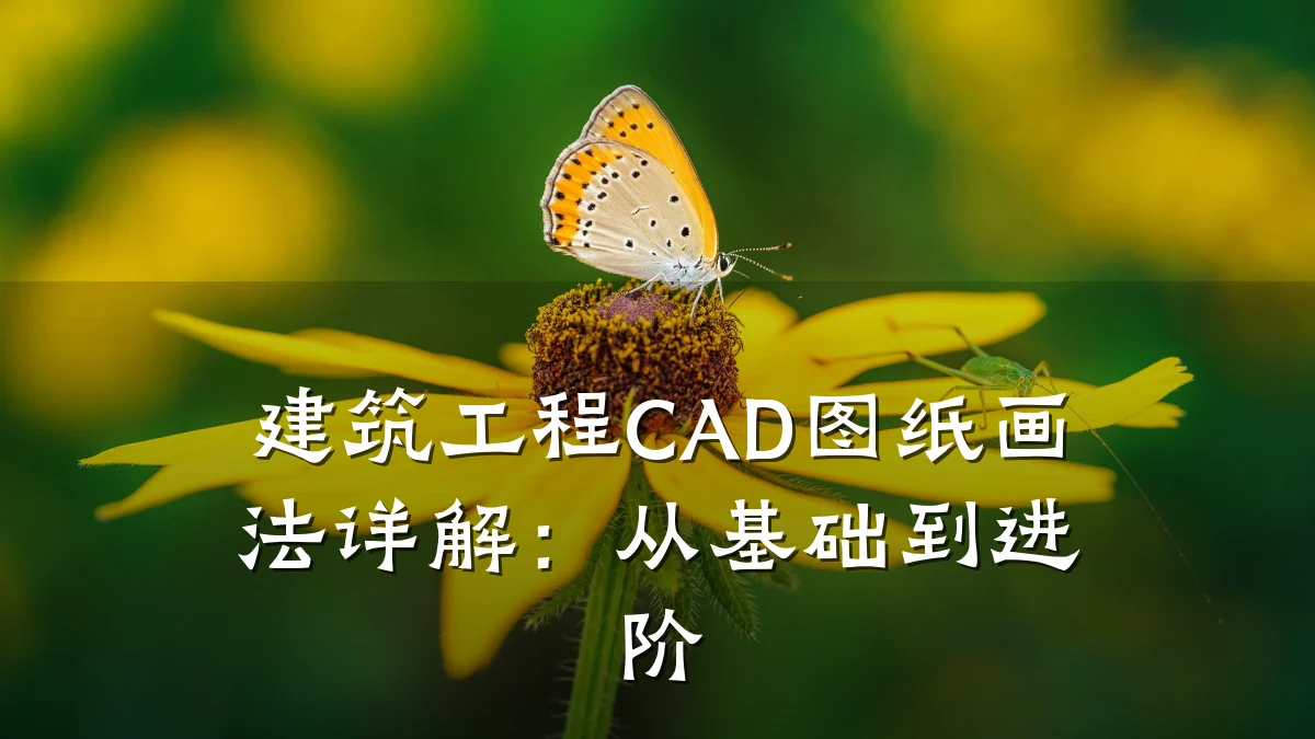 建筑工程CAD图纸画法详解:从基础到进阶