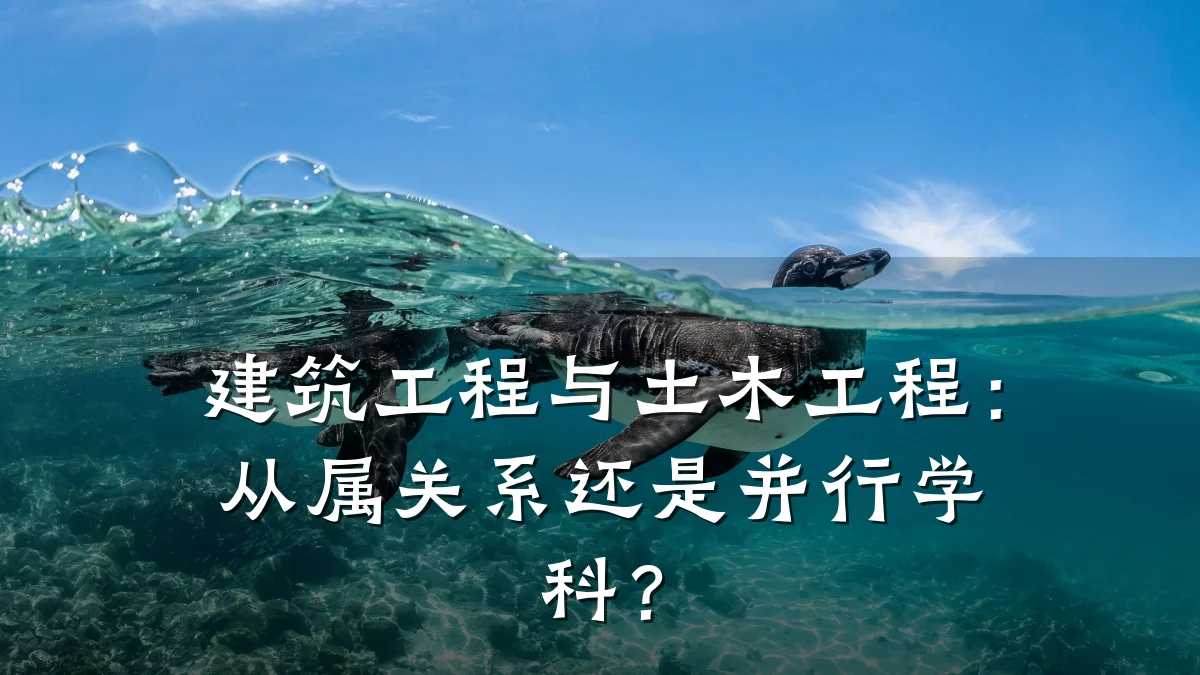 建筑工程与土木工程:从属关系还是并行学科?