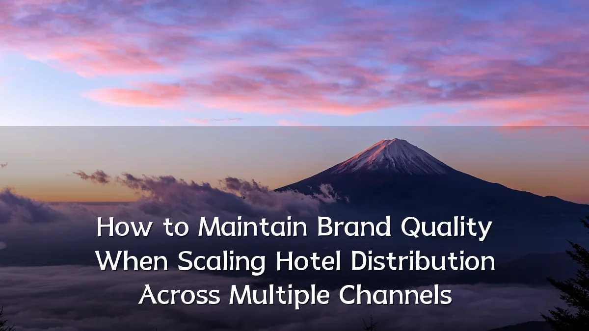 How to Maintain Brand Quality When Scaling Hotel Distribution Across Multiple Channels