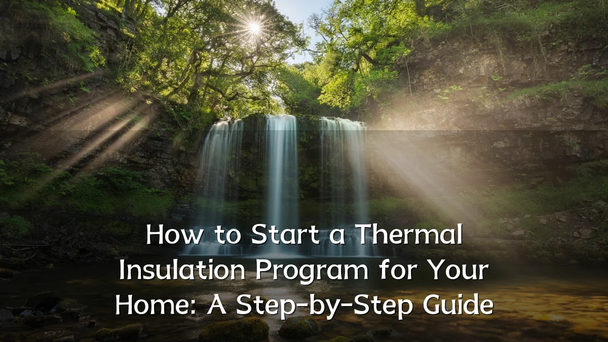 How to Start a Thermal Insulation Program for Your Home: A Step-by-Step Guide
