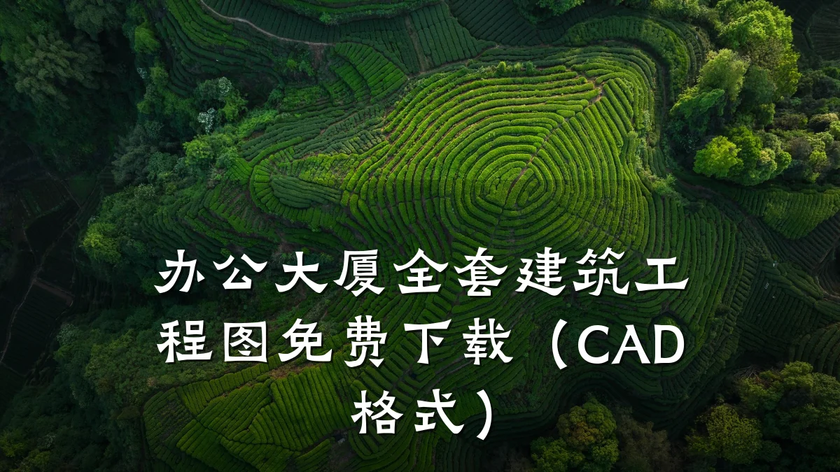 办公大厦全套建筑工程图免费下载(CAD格式)