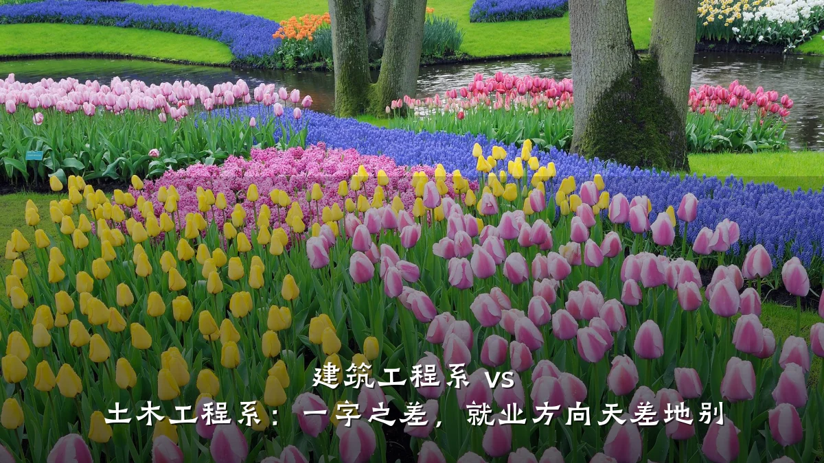 建筑工程系 vs 土木工程系:一字之差,就业方向天差地别