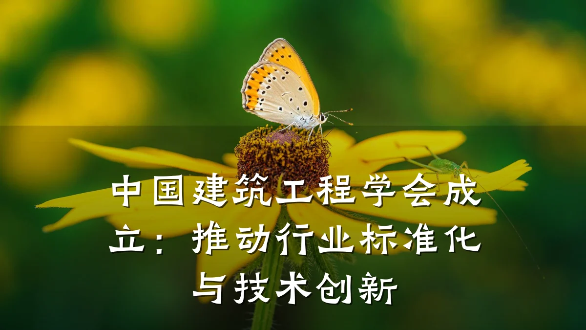中国建筑工程学会成立:推动行业标准化与技术创新
